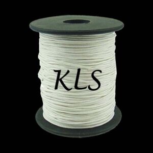 Ref 3302 - 10 mètres Cordon Ciré - Fil coton 1mm - Coloris au Choix