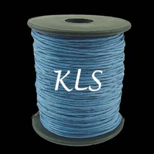 Ref 3309 - 10 mètres Cordon Ciré - Fil coton 1mm - Coloris au Choix