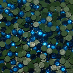 Ref 201 - 1000 Strass Thermocollant (ss6) Bleu Clair